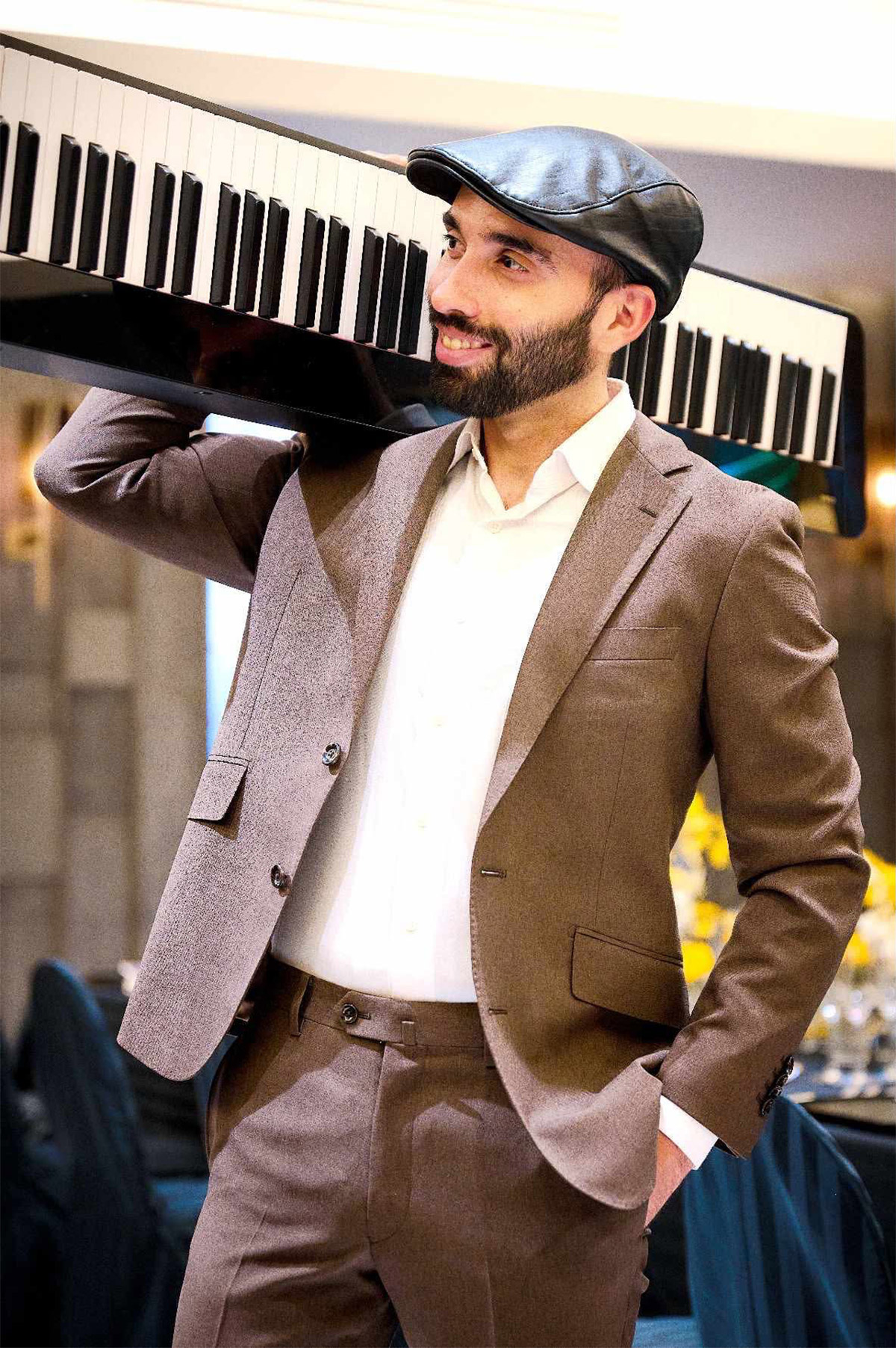 Julio Rios Cuban pianist and live musician performing in Japan